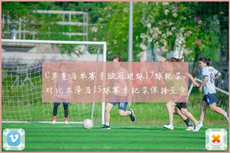 C罗皇马单赛季欧冠进球17球纪录，对比本泽马15球赛季纪录保持至今